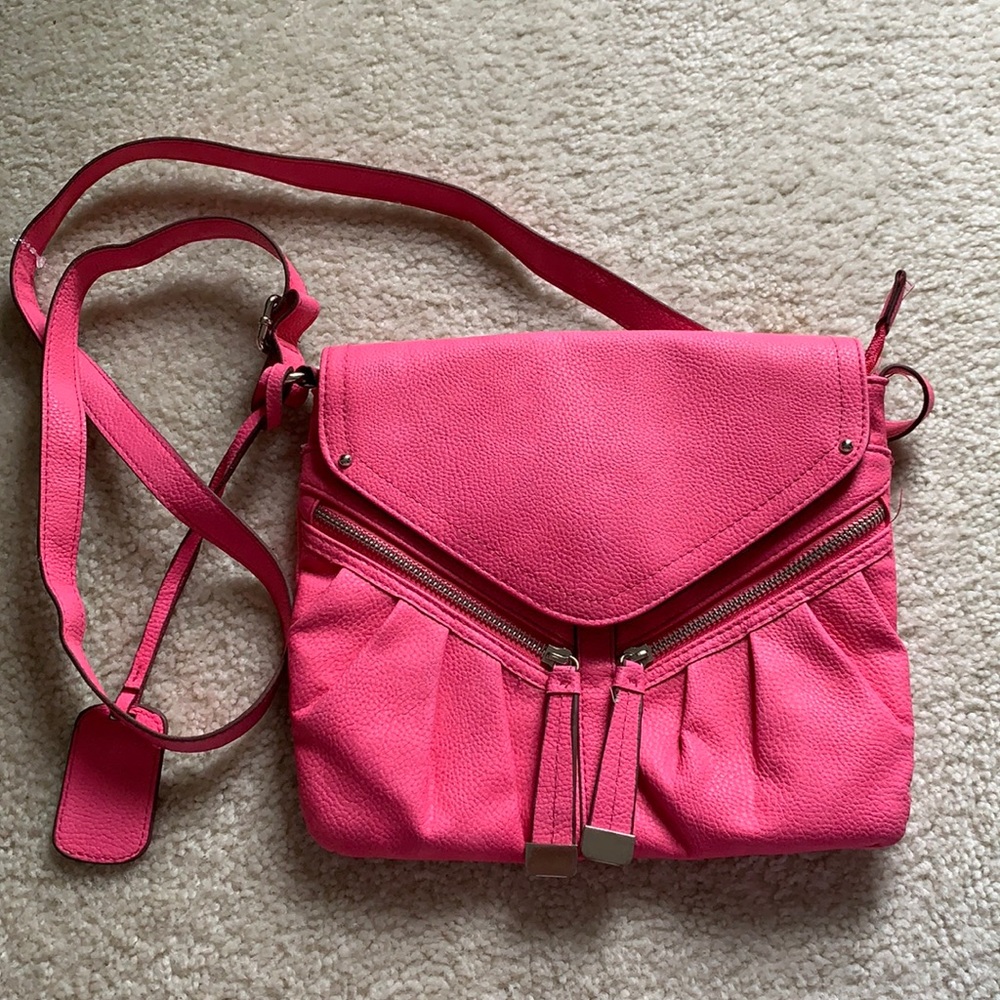 Jessica Simpson Hot Pink Crossbody Bag